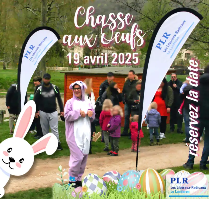 Chasse aux oeufs PLR - 19 avril 2025