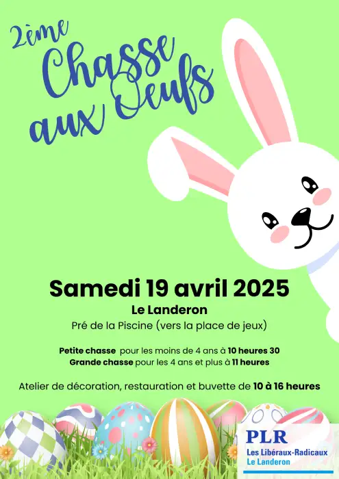 2e chasse aux oeufs PLR - 19 avril 2025