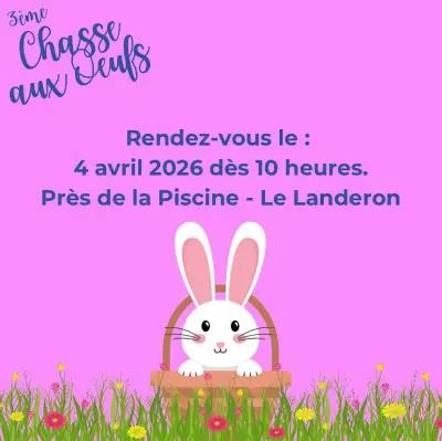 3e chasse aux oeufs PLR - 4 avril 2026