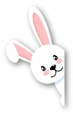 lapin de la chasse aux oeufs PLR en avril